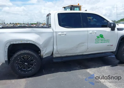 2019 GMC Sierra 1500 At4 из США, поврежденный, VIN 3GTP9EELXKG234276